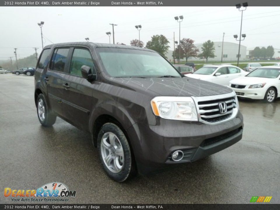 2012 Honda pilot dark amber #3