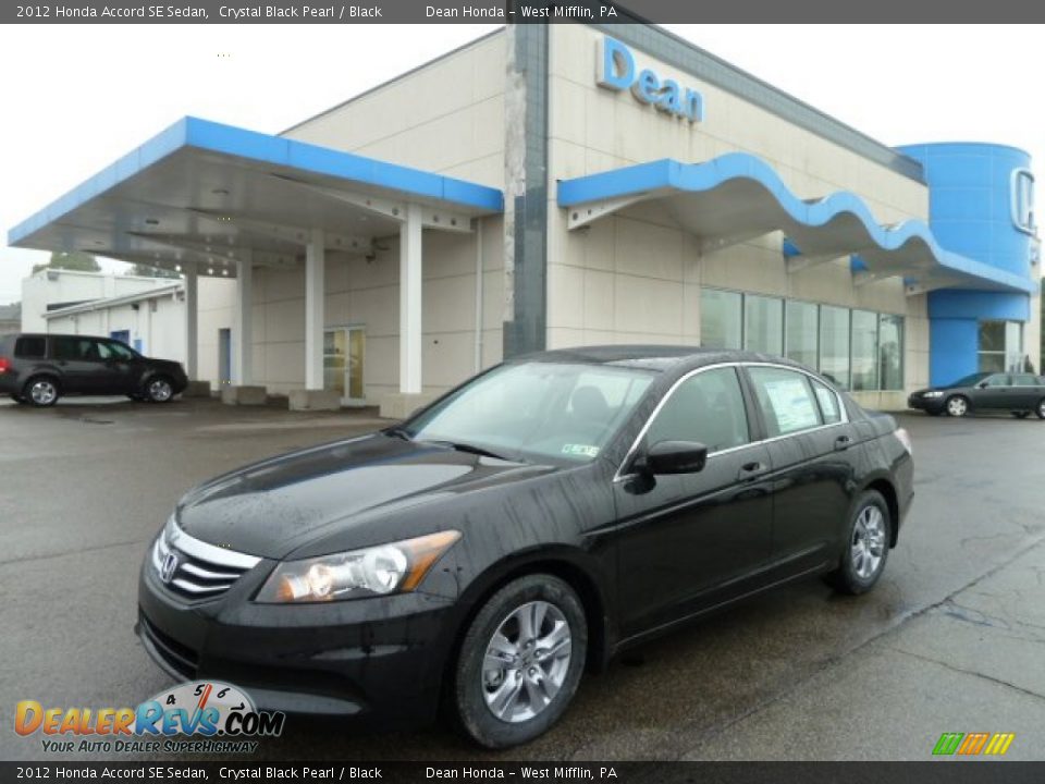 2012 Honda Accord SE Sedan Crystal Black Pearl / Black Photo #1