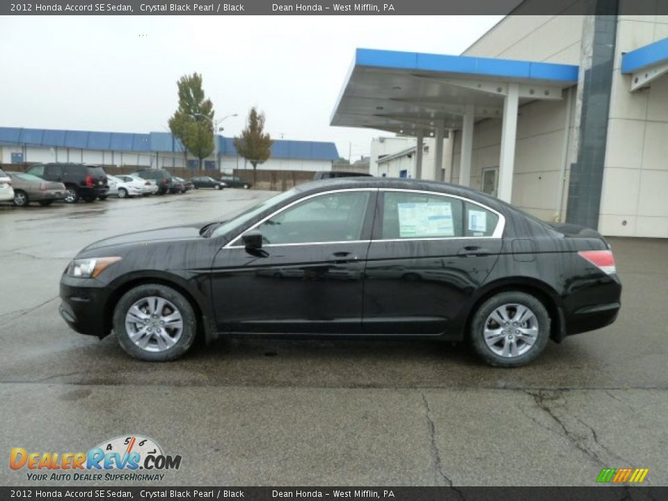 2012 Honda Accord SE Sedan Crystal Black Pearl / Black Photo #2