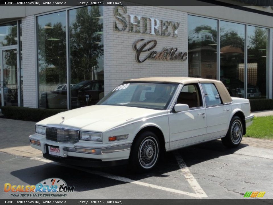 1988 Cadillac SeVille White / Saddle Photo #1
