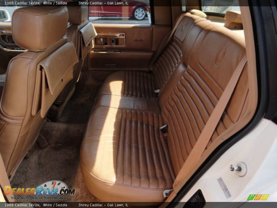 Saddle Interior - 1988 Cadillac SeVille  Photo #10
