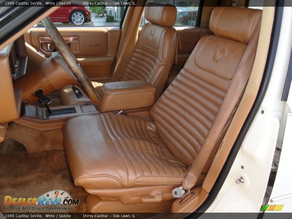 Saddle Interior - 1988 Cadillac SeVille  Photo #12