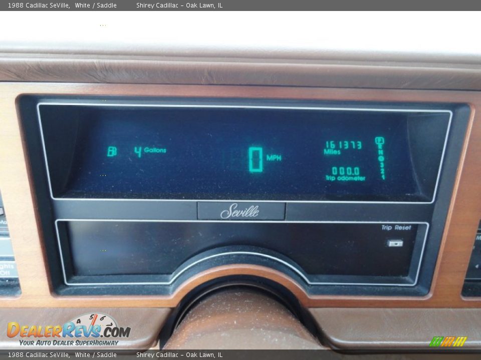1988 Cadillac SeVille  Gauges Photo #16