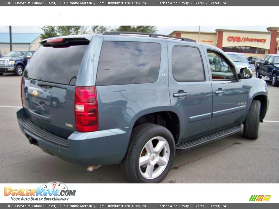 2008 Chevrolet Tahoe LT 4x4 Blue Granite Metallic / Light Titanium/Dark Titanium Photo #5