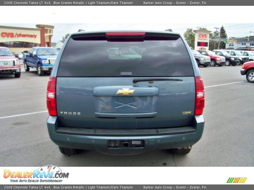 2008 Chevrolet Tahoe LT 4x4 Blue Granite Metallic / Light Titanium/Dark Titanium Photo #6