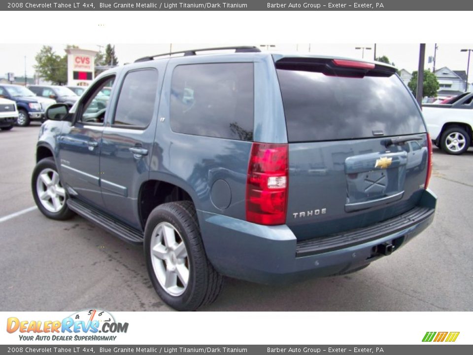 2008 Chevrolet Tahoe LT 4x4 Blue Granite Metallic / Light Titanium/Dark Titanium Photo #7