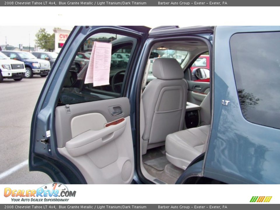 2008 Chevrolet Tahoe LT 4x4 Blue Granite Metallic / Light Titanium/Dark Titanium Photo #15