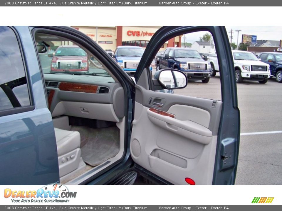 2008 Chevrolet Tahoe LT 4x4 Blue Granite Metallic / Light Titanium/Dark Titanium Photo #21