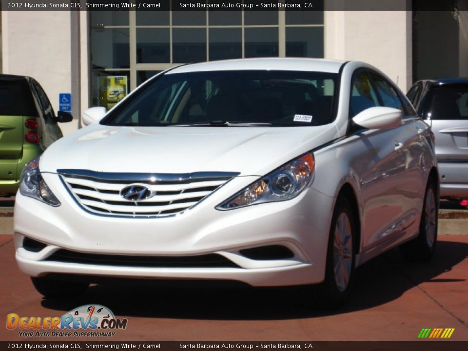 2012 Hyundai Sonata GLS Shimmering White / Camel Photo #1