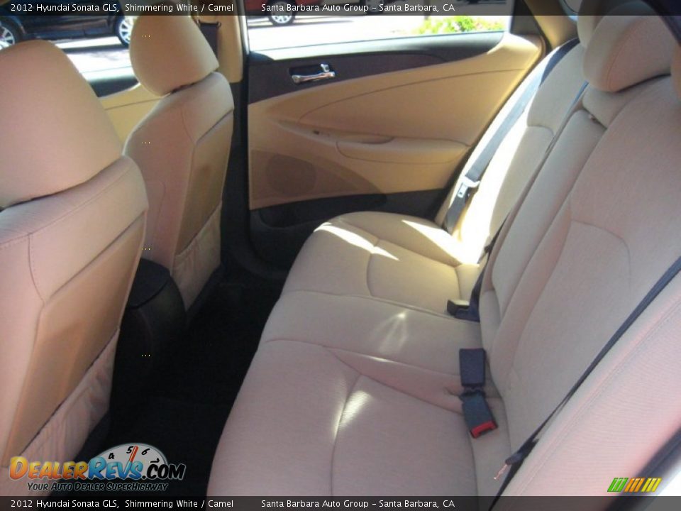 2012 Hyundai Sonata GLS Shimmering White / Camel Photo #4
