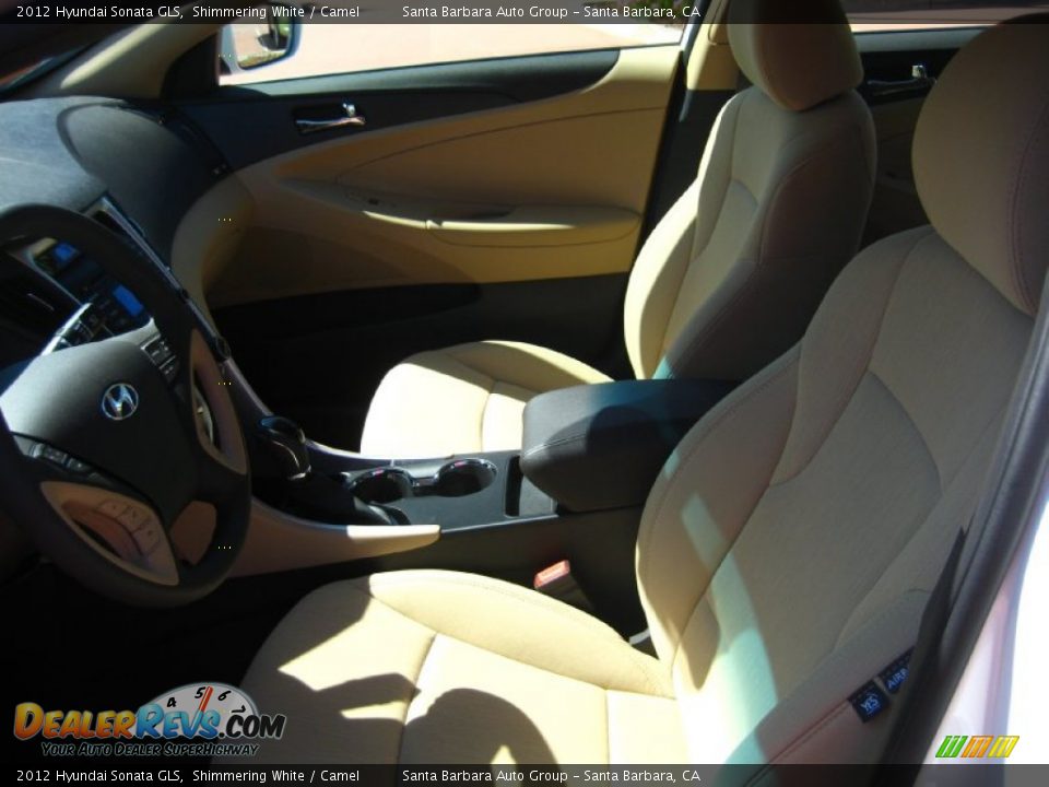 2012 Hyundai Sonata GLS Shimmering White / Camel Photo #5