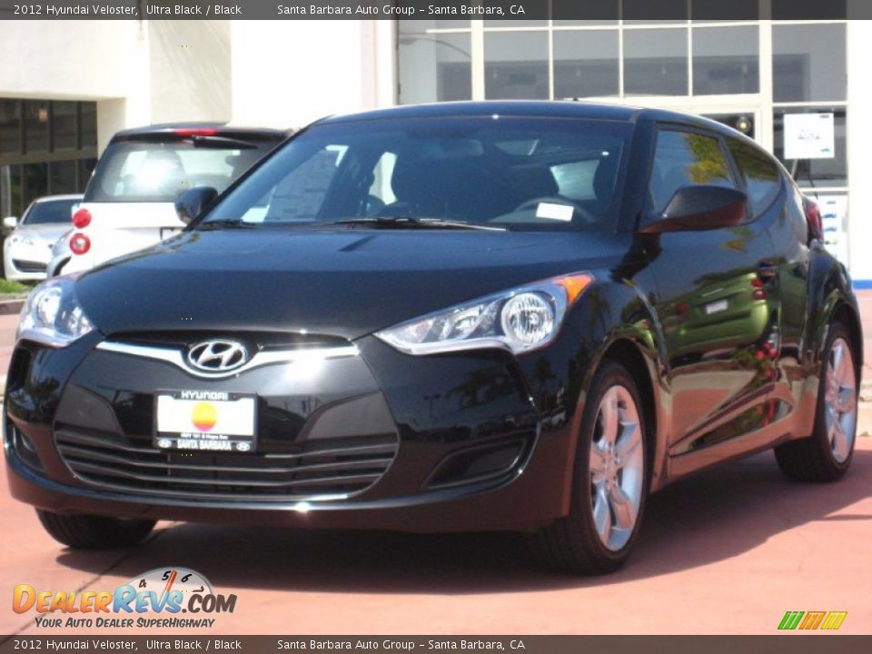 2012 Hyundai Veloster Ultra Black / Black Photo #1