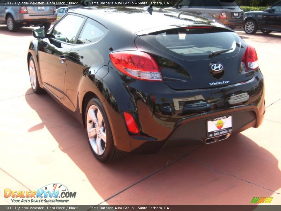 2012 Hyundai Veloster Ultra Black / Black Photo #4