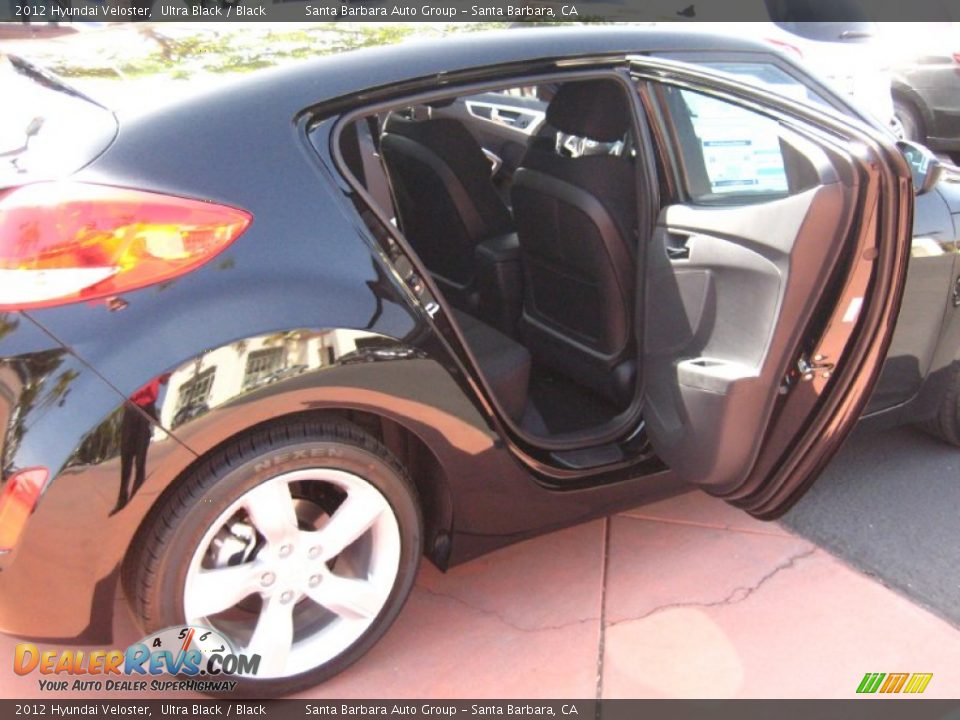 2012 Hyundai Veloster Ultra Black / Black Photo #8