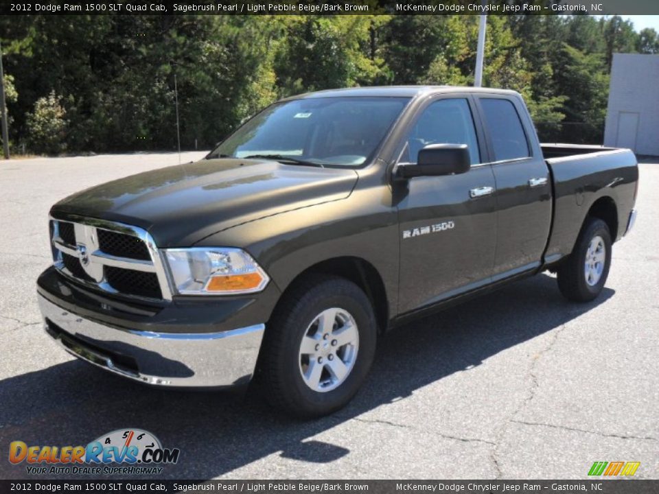 Sagebrush Pearl 2012 Dodge Ram 1500 SLT Quad Cab Photo #1