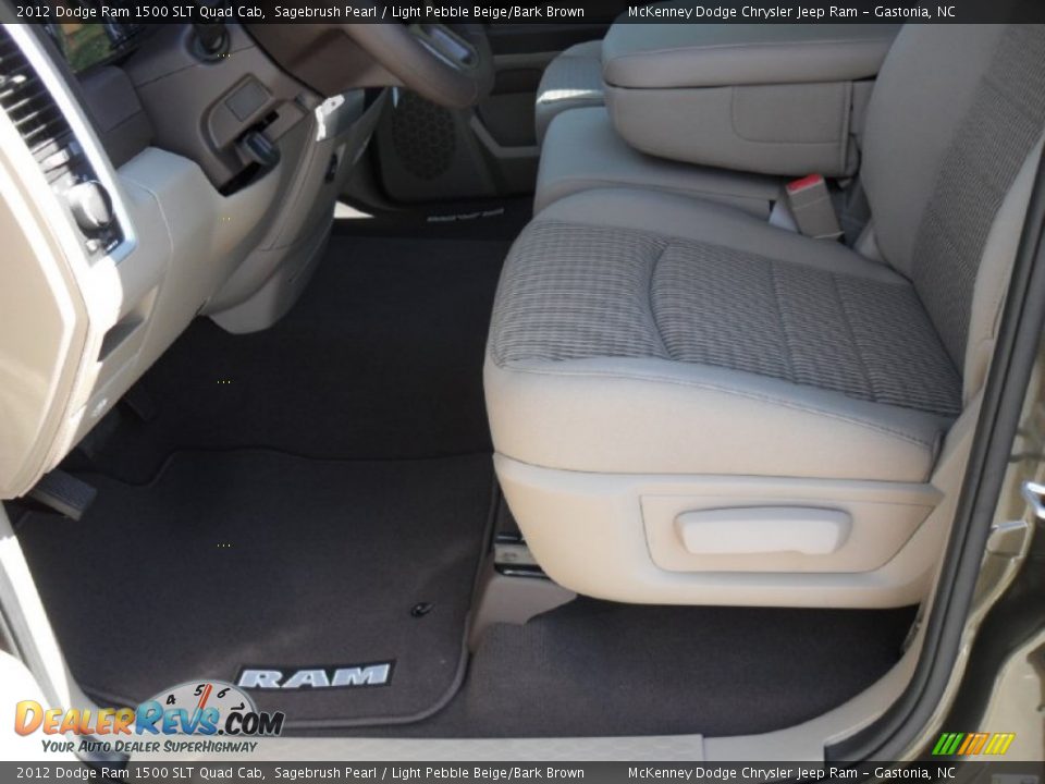 2012 Dodge Ram 1500 SLT Quad Cab Sagebrush Pearl / Light Pebble Beige/Bark Brown Photo #7
