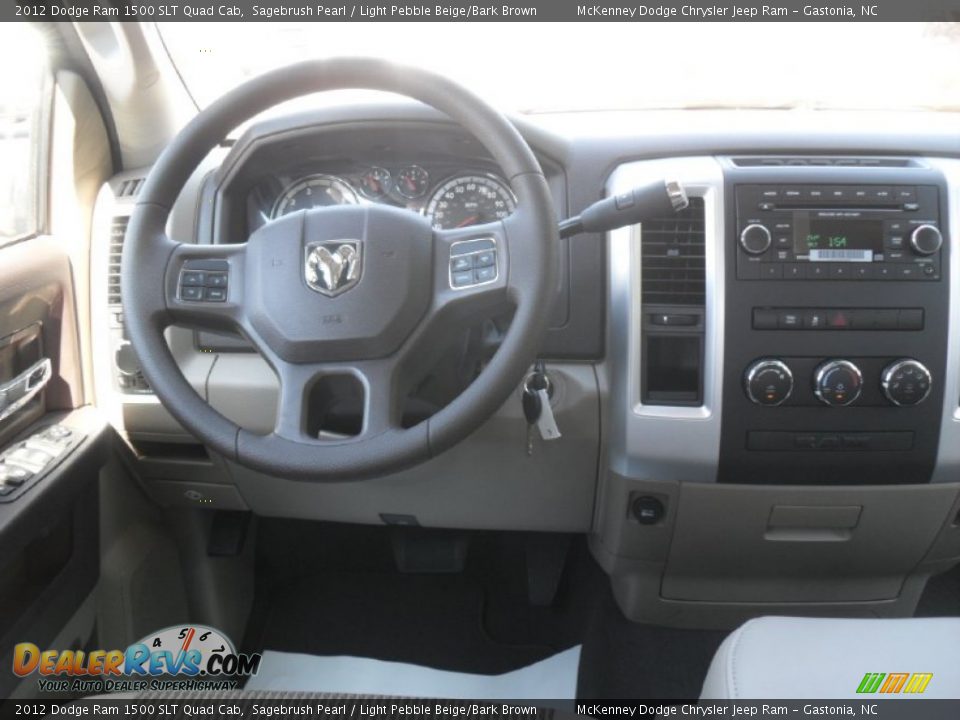2012 Dodge Ram 1500 SLT Quad Cab Sagebrush Pearl / Light Pebble Beige/Bark Brown Photo #14