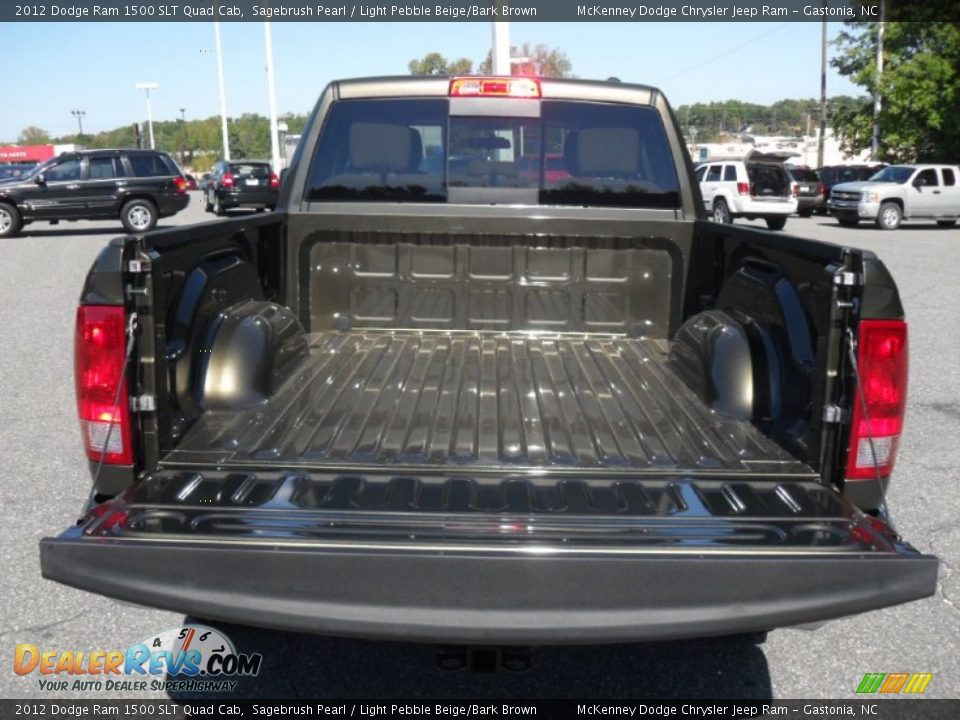 2012 Dodge Ram 1500 SLT Quad Cab Sagebrush Pearl / Light Pebble Beige/Bark Brown Photo #17