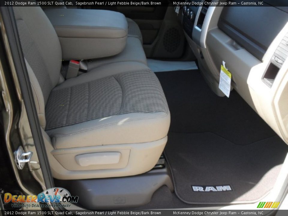 2012 Dodge Ram 1500 SLT Quad Cab Sagebrush Pearl / Light Pebble Beige/Bark Brown Photo #19