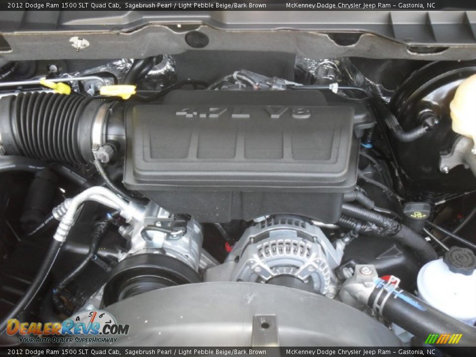 2012 Dodge Ram 1500 SLT Quad Cab 4.7 Liter SOHC 16-Valve Flex-Fuel V8 Engine Photo #24