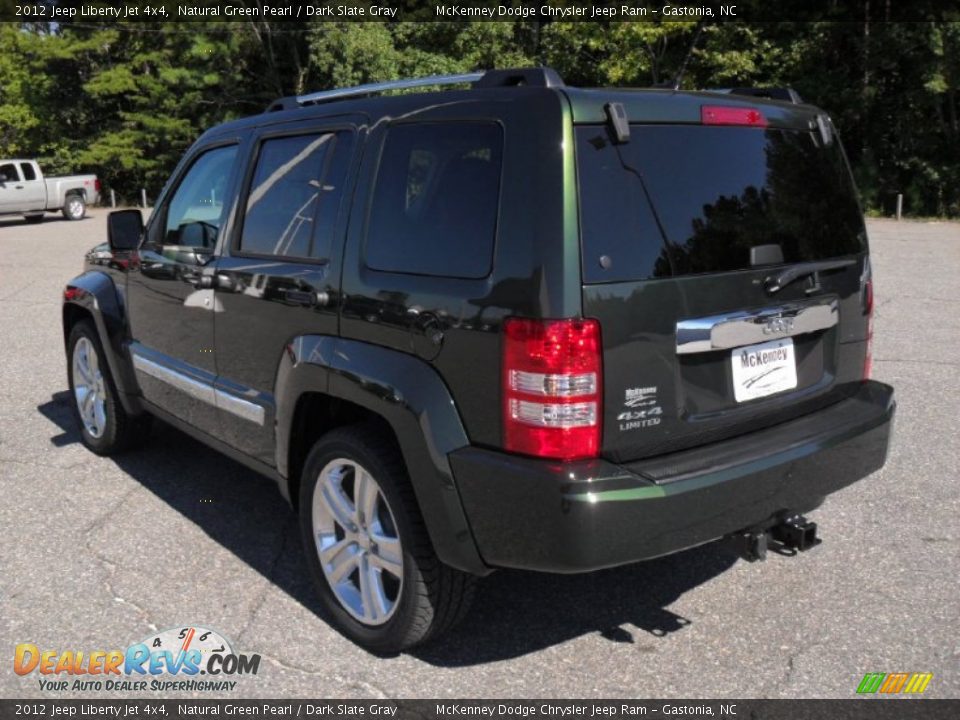 2012 Jeep Liberty Jet 4x4 Natural Green Pearl / Dark Slate Gray Photo #2