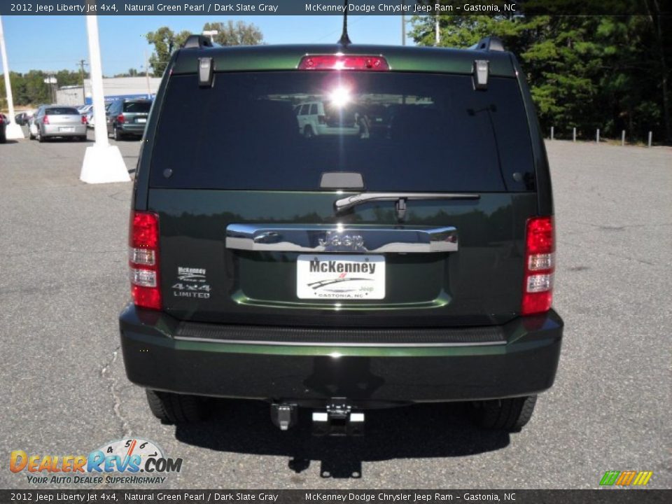 2012 Jeep Liberty Jet 4x4 Natural Green Pearl / Dark Slate Gray Photo #3