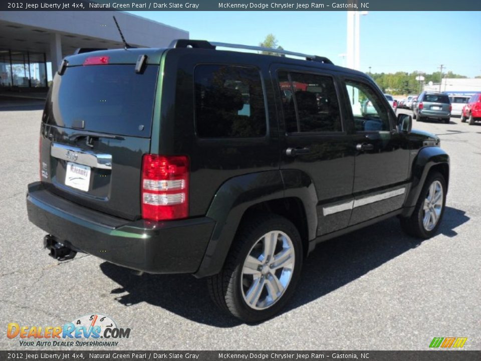 2012 Jeep Liberty Jet 4x4 Natural Green Pearl / Dark Slate Gray Photo #4