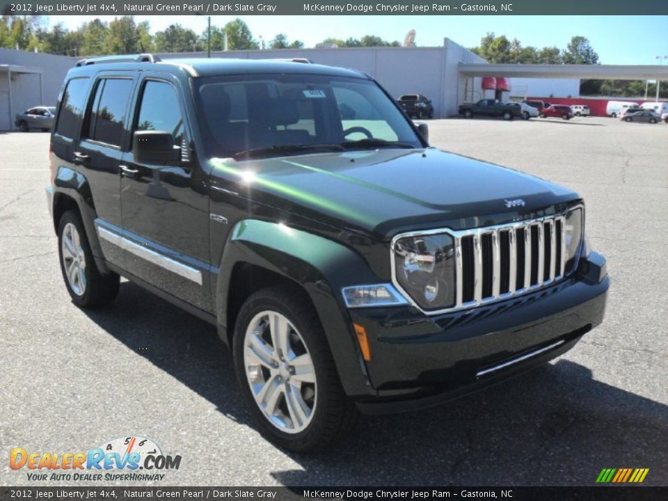 2012 Jeep Liberty Jet 4x4 Natural Green Pearl / Dark Slate Gray Photo #5