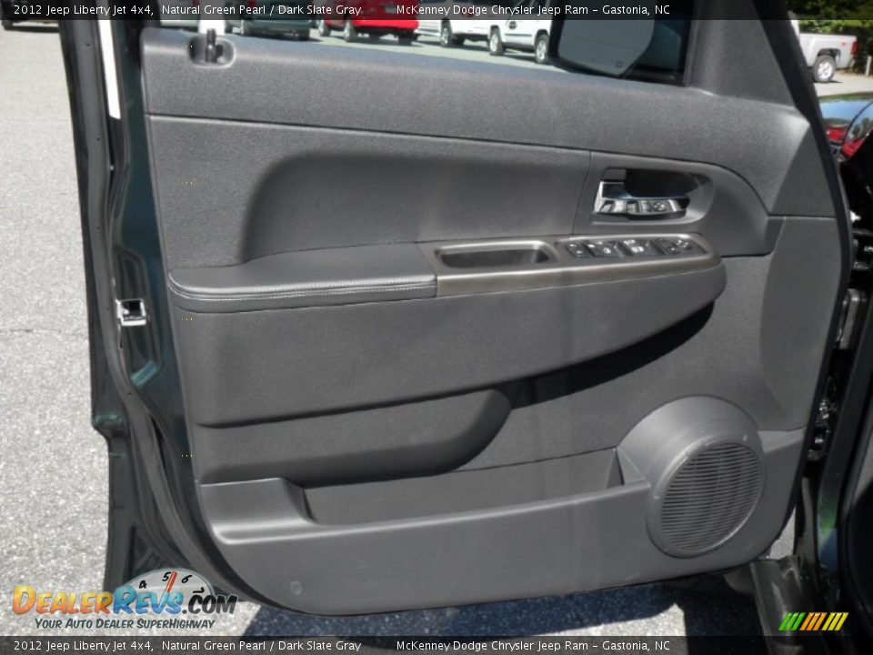 2012 Jeep Liberty Jet 4x4 Natural Green Pearl / Dark Slate Gray Photo #8