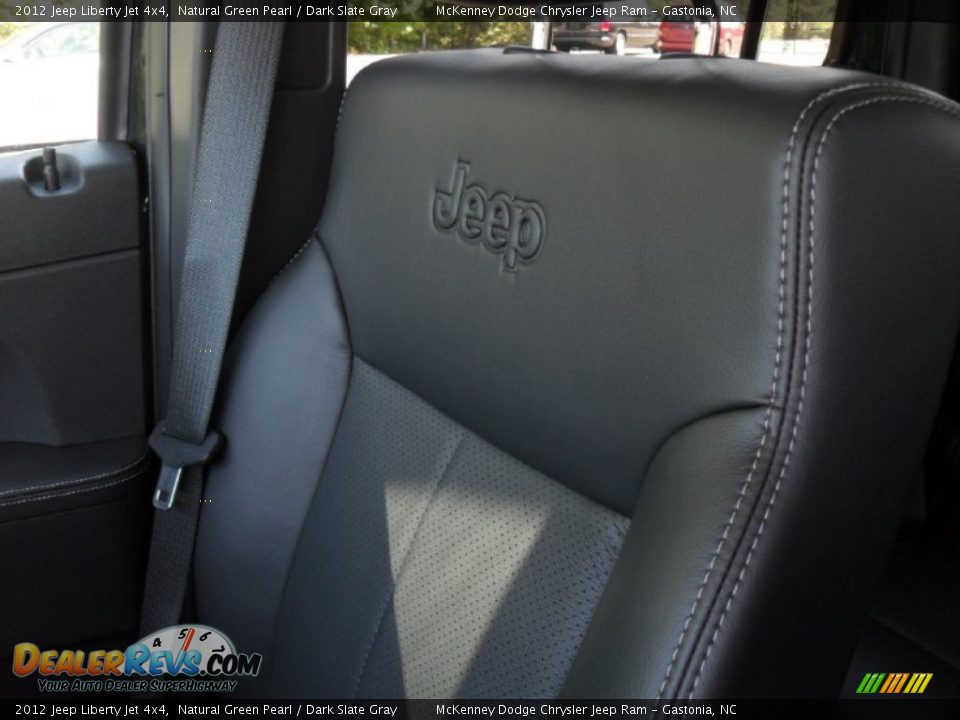 2012 Jeep Liberty Jet 4x4 Natural Green Pearl / Dark Slate Gray Photo #9