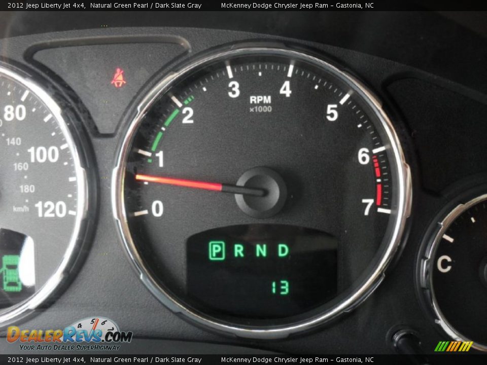 2012 Jeep Liberty Jet 4x4 Natural Green Pearl / Dark Slate Gray Photo #13