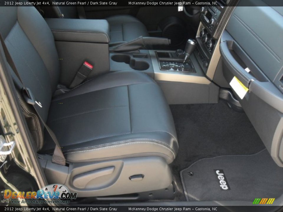 2012 Jeep Liberty Jet 4x4 Natural Green Pearl / Dark Slate Gray Photo #20