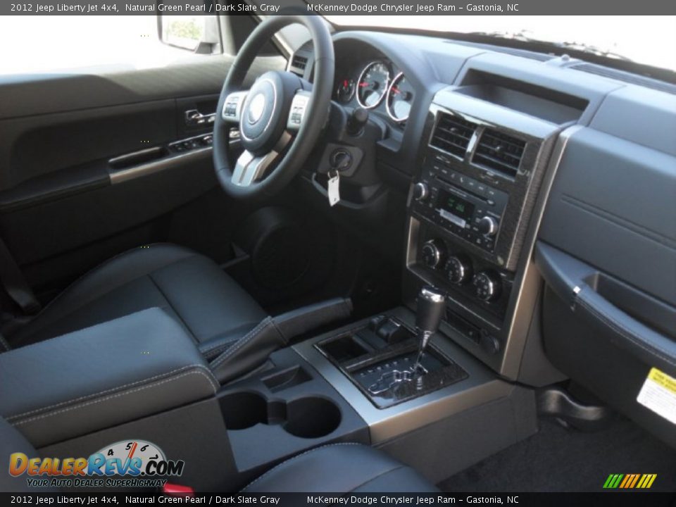 2012 Jeep Liberty Jet 4x4 Natural Green Pearl / Dark Slate Gray Photo #21