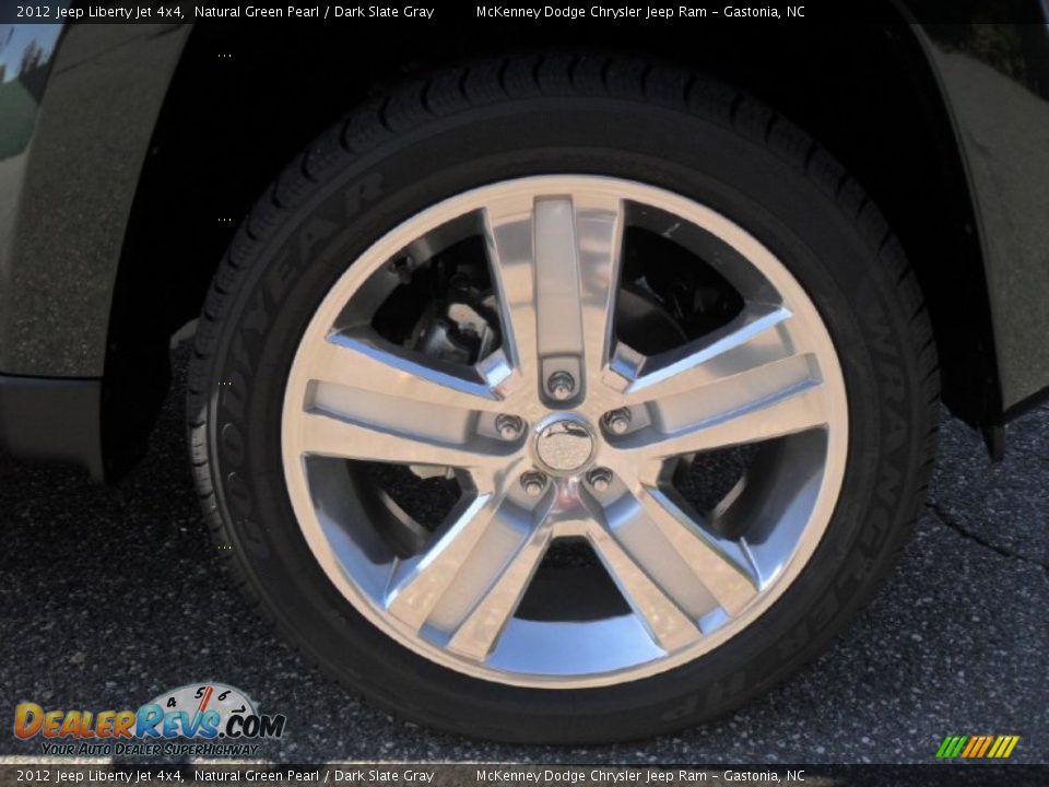 2012 Jeep Liberty Jet 4x4 Natural Green Pearl / Dark Slate Gray Photo #24