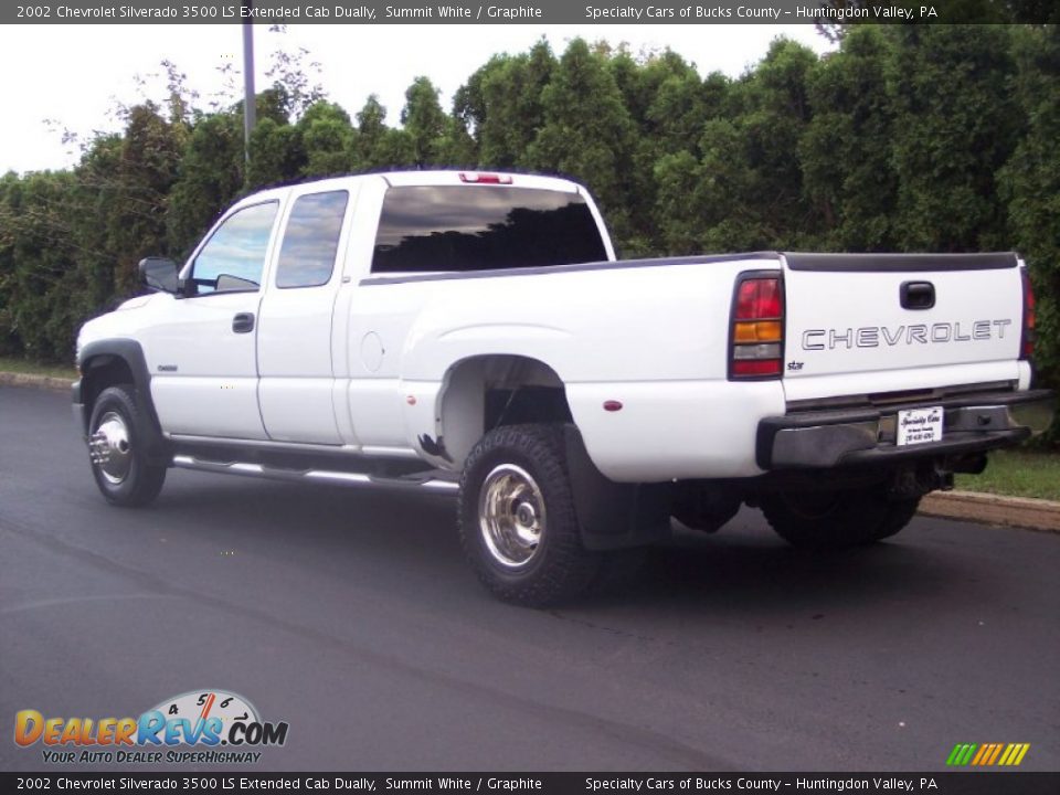 Summit White 2002 Chevrolet Silverado 3500 LS Extended Cab Dually Photo #16