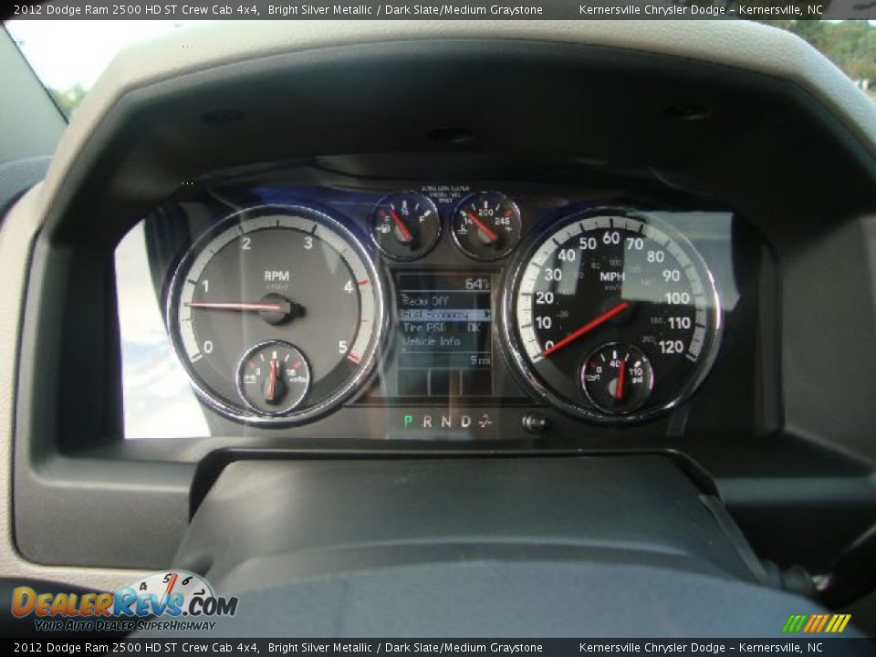 2012 Dodge Ram 2500 HD ST Crew Cab 4x4 Gauges Photo #12