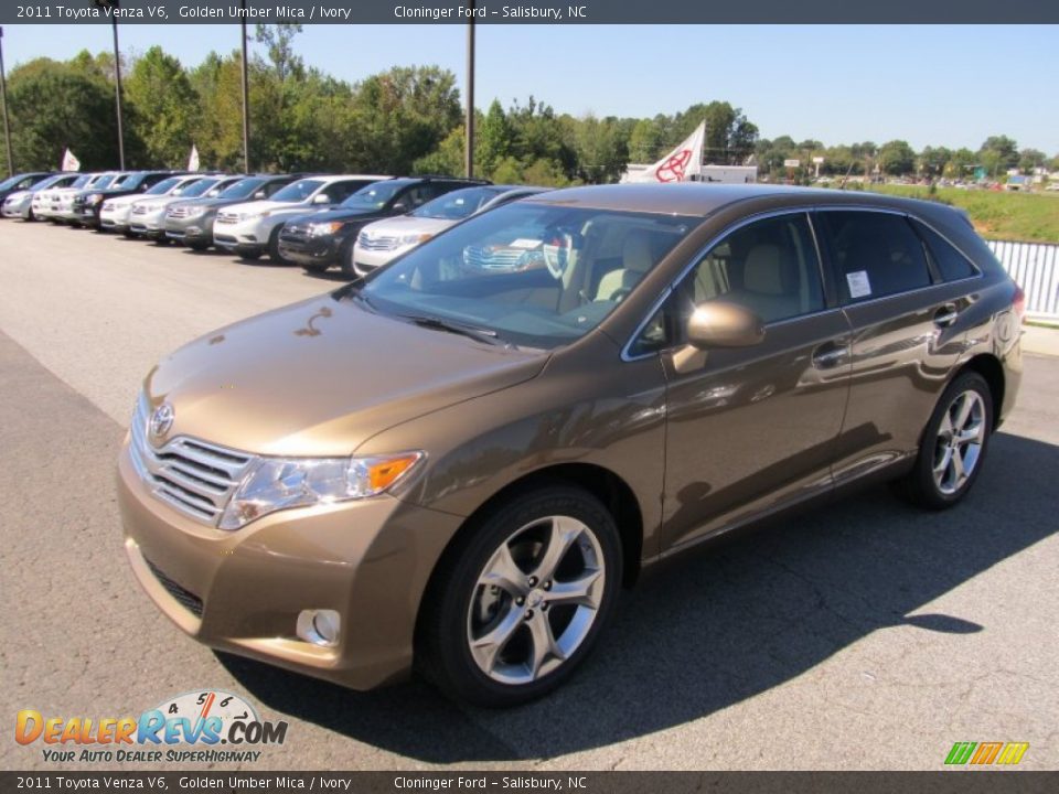 2011 toyota venza golden umber mica #3