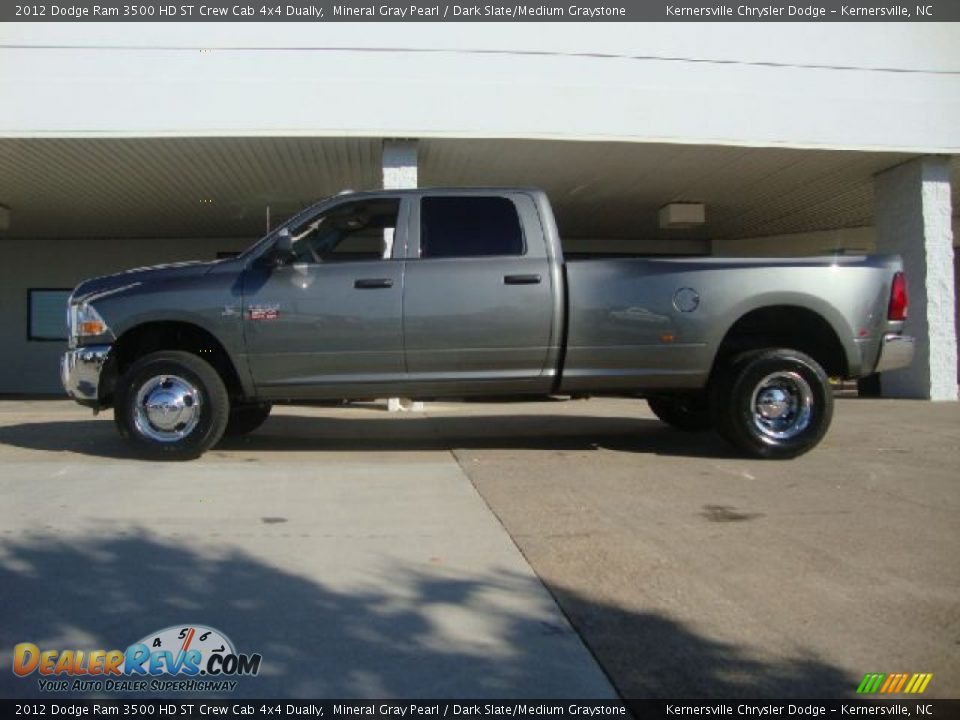 2012 Dodge Ram 3500 HD ST Crew Cab 4x4 Dually Mineral Gray Pearl / Dark Slate/Medium Graystone Photo #2