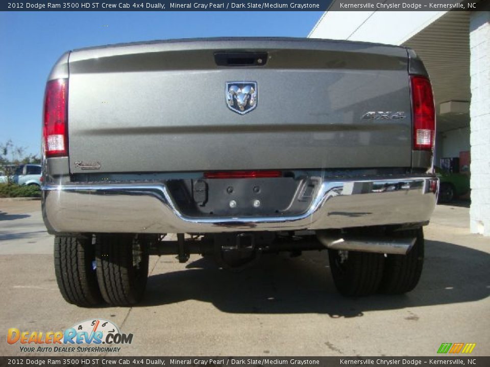 2012 Dodge Ram 3500 HD ST Crew Cab 4x4 Dually Mineral Gray Pearl / Dark Slate/Medium Graystone Photo #3