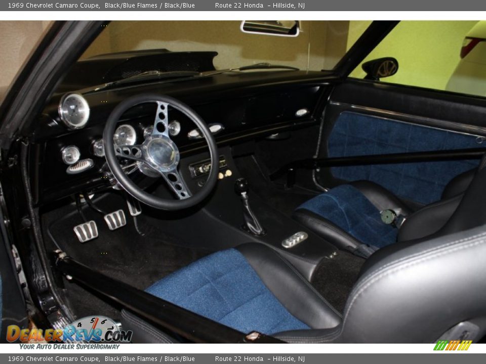 Black/Blue Interior - 1969 Chevrolet Camaro Coupe Photo #6