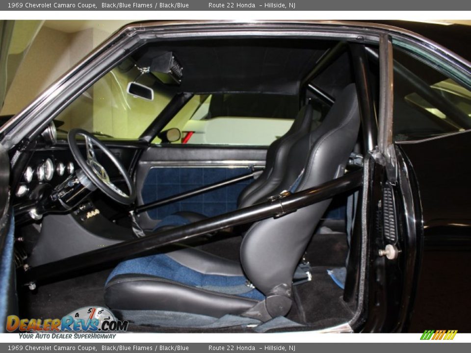 Black/Blue Interior - 1969 Chevrolet Camaro Coupe Photo #7