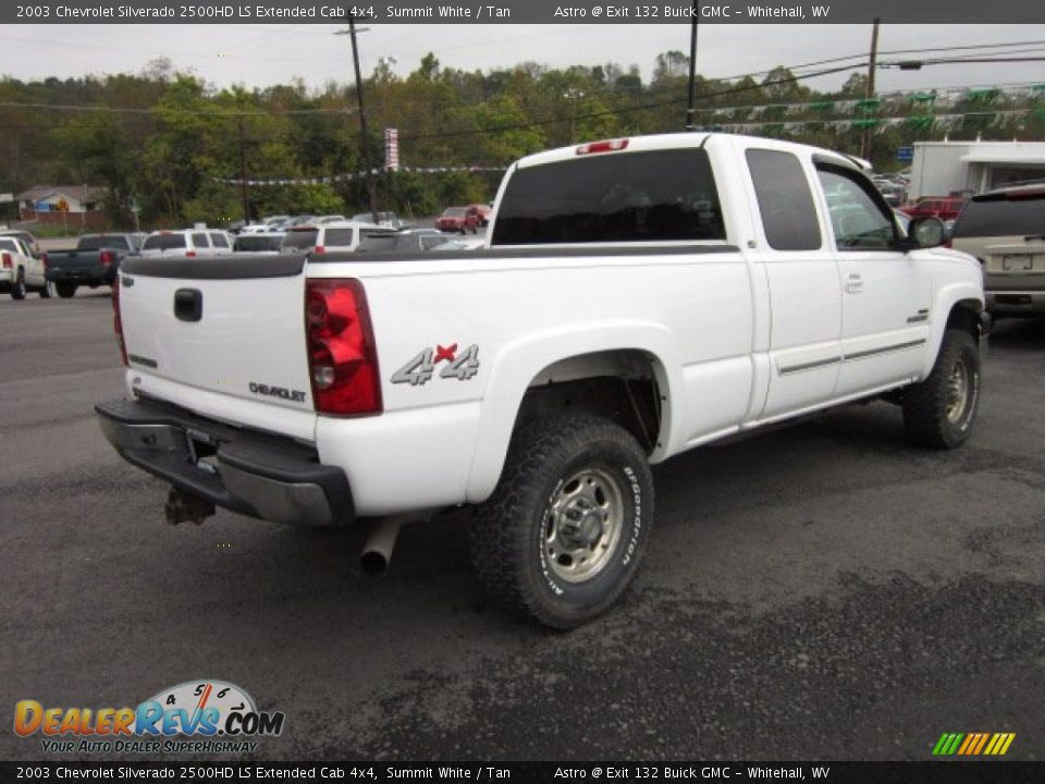 Summit White 2003 Chevrolet Silverado 2500HD LS Extended Cab 4x4 Photo #7