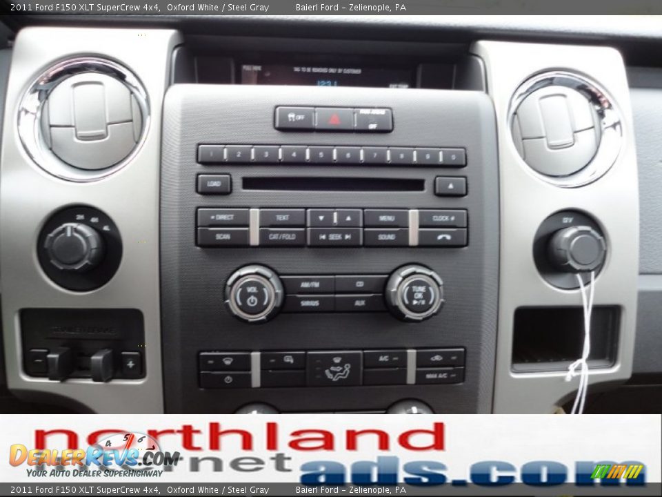 2011 Ford F150 XLT SuperCrew 4x4 Oxford White / Steel Gray Photo #18