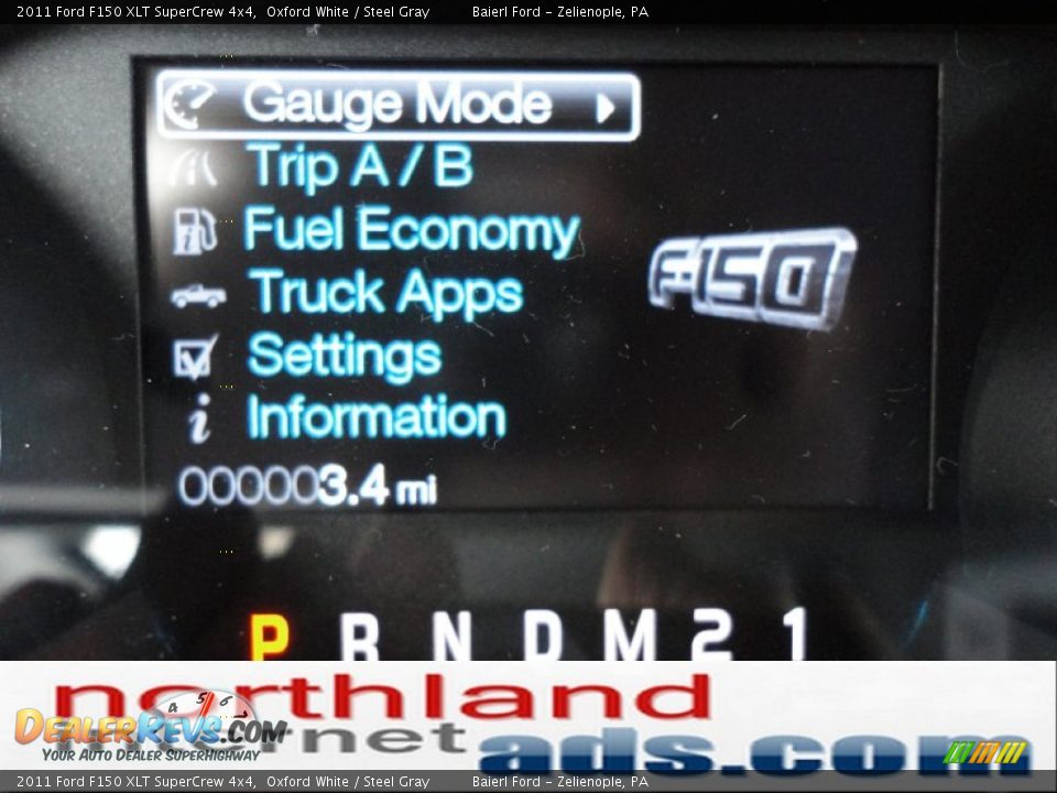 2011 Ford F150 XLT SuperCrew 4x4 Oxford White / Steel Gray Photo #19