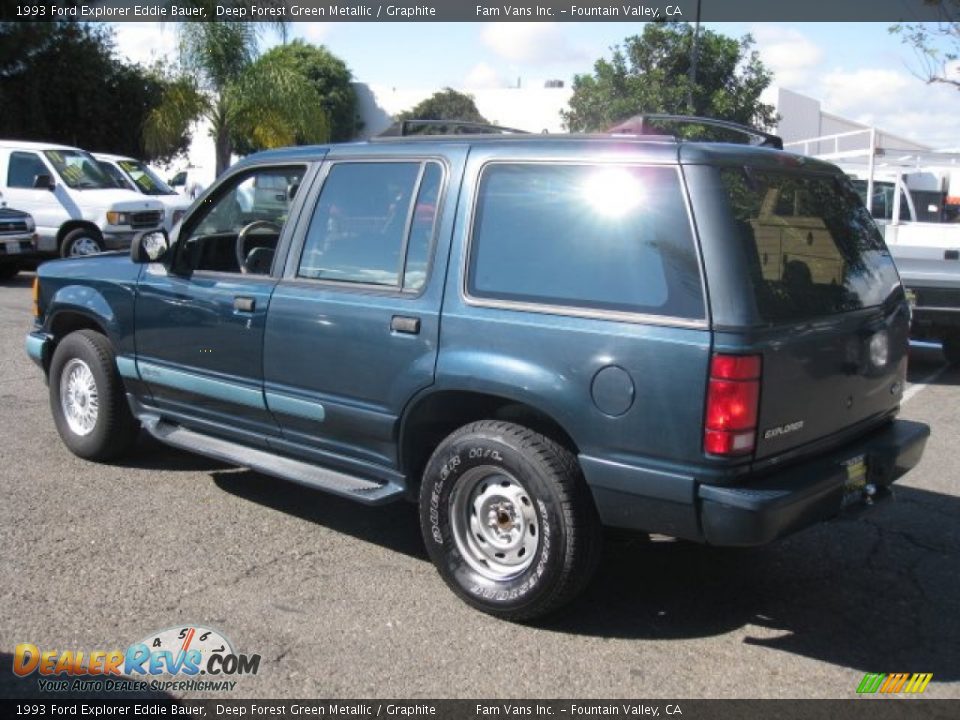 1993 Ford Explorer Eddie Bauer Deep Forest Green Metallic / Graphite Photo #4
