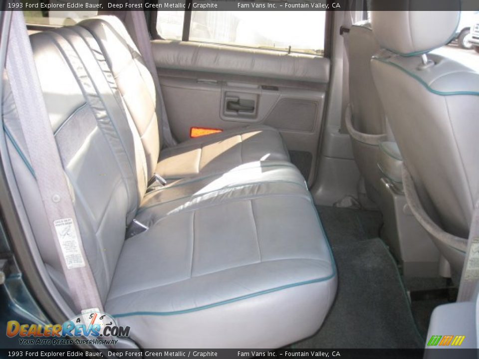 1993 Ford Explorer Eddie Bauer Deep Forest Green Metallic / Graphite Photo #9