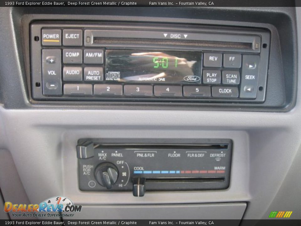 1993 Ford Explorer Eddie Bauer Deep Forest Green Metallic / Graphite Photo #12