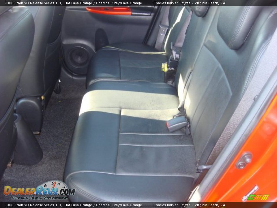 Charcoal Gray/Lava Orange Interior - 2008 Scion xD Release Series 1.0 Photo #9