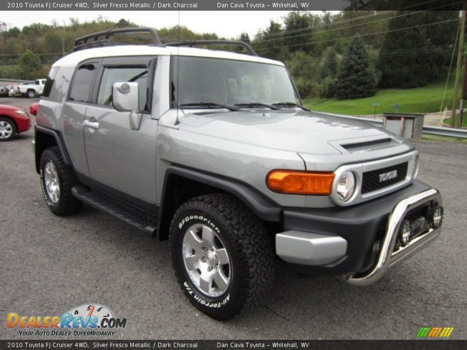 2010 Toyota FJ Cruiser 4WD Silver Fresco Metallic / Dark Charcoal Photo #1
