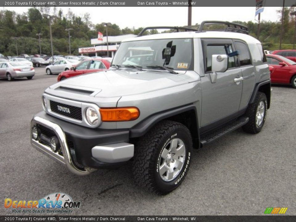 2010 Toyota FJ Cruiser 4WD Silver Fresco Metallic / Dark Charcoal Photo #3